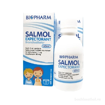 Ảnh sản phẩm Si rô long đờm bổ phổi Salmol Expectorant Bronchodilator and Mucolytic 1