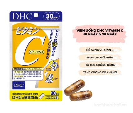 Viên uống bổ sung vitamin C DHC 60 Days Nhật Bản ảnh 4