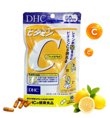 Viên uống bổ sung vitamin C DHC 60 Days Nhật Bản ảnh 1
