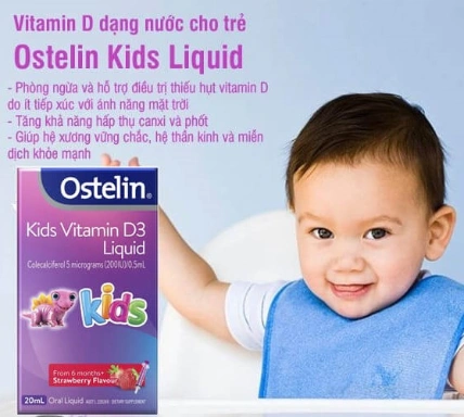 Ostelin Kids Vitamin D3  thuốc nước bổ sung vitamin D cho trẻ em ảnh 10