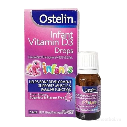 Ostelin Kids Vitamin D3  thuốc nước bổ sung vitamin D cho trẻ em ảnh 11