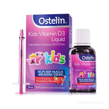 Ostelin Kids Vitamin D3  thuốc nước bổ sung vitamin D cho trẻ em ảnh 14