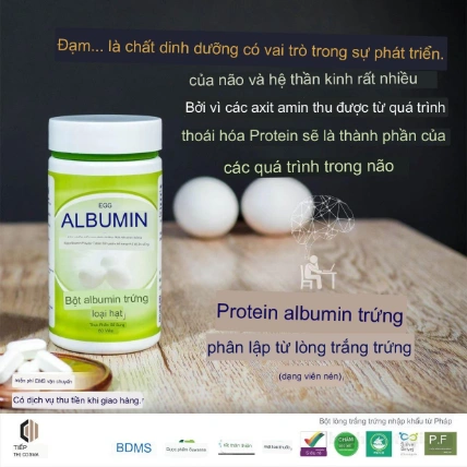 Viên uống Protein lòng trắng trứng EGG Albumin Powder 60 viên Thái Lan ảnh 10