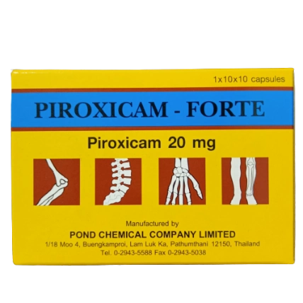 Viên uống điều trị viêm khớp dạng thấp và gút cấp tính Piroxicam - Forte 20mg ảnh 1