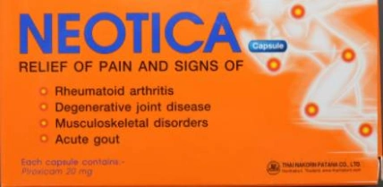 Viên uống Neotica Capsule giảm viêm và giảm đau xương khớp, điều trị gút cấp tính  ảnh 3