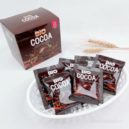Detox cơ thể giảm thèm ăn Ca cao hòa tan Khunchan My Bio Cocoa Coffee  ảnh 14