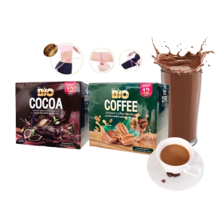 Detox cơ thể giảm thèm ăn Ca cao hòa tan Khunchan My Bio Cocoa Coffee  ảnh 1