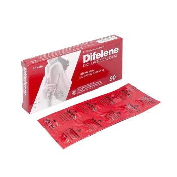 Ảnh sản phẩm Viên uống cho thoái hóa khớp, viêm khớp Difelene Diclofenac Sodium 50gr 1