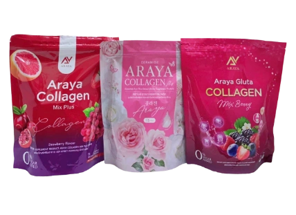 Bột uống bổ sung Collagen trẻ hóa làn da và cân bằng nội tiết tố Araya Collagen Thái Lan   ảnh 1