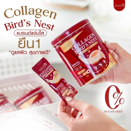 Bột uống Jamsai Collagen Bird’s Nest tổ yến chống lão hóa, cải thiện chức năng xương khớp, da, mắt ảnh 5