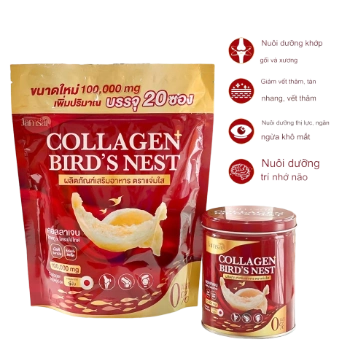 Ảnh sản phẩm Bột uống Jamsai Collagen Bird’s Nest tổ yến chống lão hóa, cải thiện chức năng xương khớp, da, mắt 1