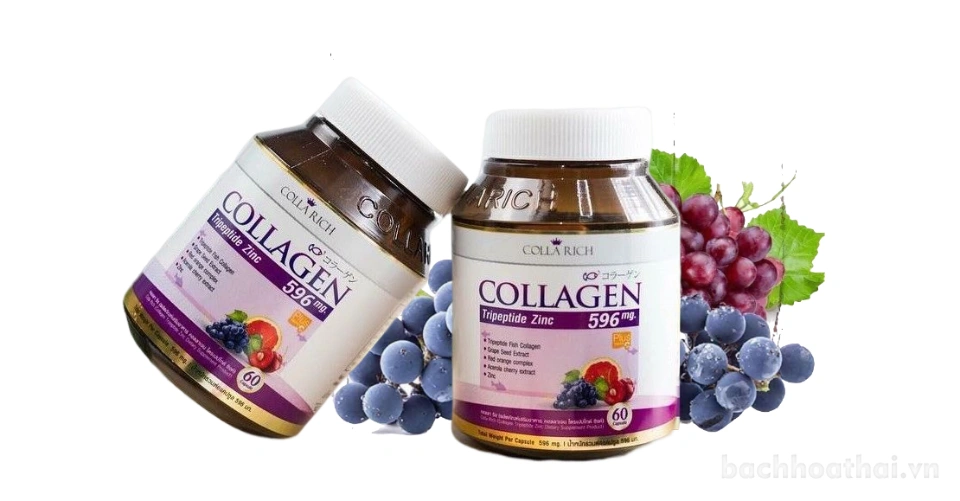 Viên uống chăm sóc da Colla Rich Collagen Tripeptide