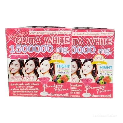 Viên uống trắng da chống lão hóa hàm lượng cao Supreme Gluta White 1500000 mg  ảnh 16