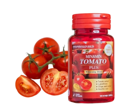 Viên uống chiết xuất cà chua trắng da min and min Tomato Plus Whitening Blink Thái Lan ảnh 1
