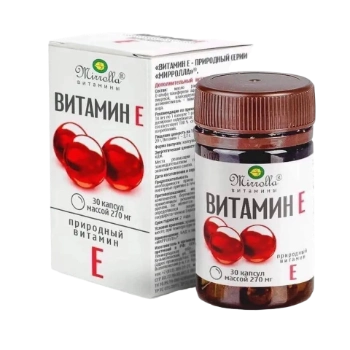 Ảnh sản phẩm Viên Vitamin E đỏ Mirrolla Nga 1