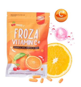 Ảnh sản phẩm Viên uống đẹp da tăng đề kháng bổ xung Vitamin C, Collagen Peptide  và kẽm Froza Vitamin C+ 60 viên 1