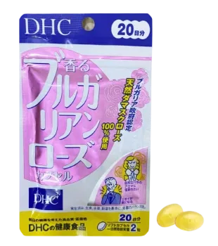 Ảnh sản phẩm Viên uống thơm cơ thể tinh dầu hoa hồng DHC Bulgarian Rose Nhật Bản 1