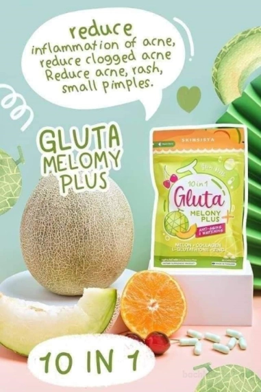 Viên uống trắng da 10 in 1 Gluta Melony Plus+ ảnh 6