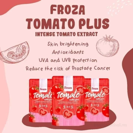 Froza Tomato Collagen dưỡng trắng, sáng da tự nhiên ảnh 4