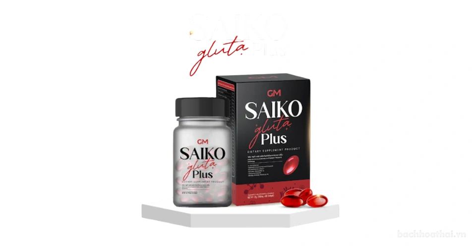Viên uống dầu thực vật trắng da GM Saiko Gluta