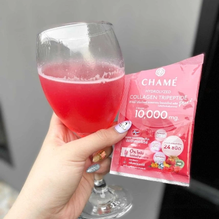 Bột uống bổ sung Collagen CHAMÉ Hydrolyzed Collagen Tripeptide Plus 10.000mg ảnh 13