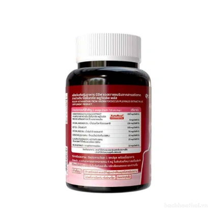 Viên uống chống oxy hoá và trẻ hoá da Beleaf Astaxanthin 8mg chiết xuất tảo đỏ
ảnh 4