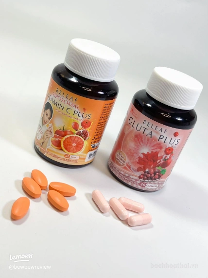 Viên uống sáng da mờ thâm mụn Beleaf Liposomal Vitamin C Plus  
 ảnh 5