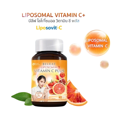 Viên uống sáng da mờ thâm mụn Beleaf Liposomal Vitamin C Plus  
 ảnh 1
