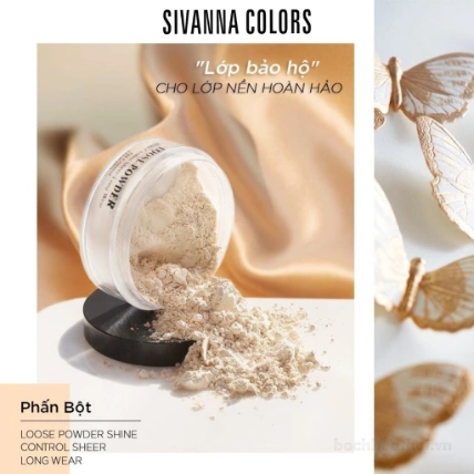 Phấn phủ dạng bột Sivanna Loose Powder Shine-Control Sheer-Long Wear F010  ảnh 16