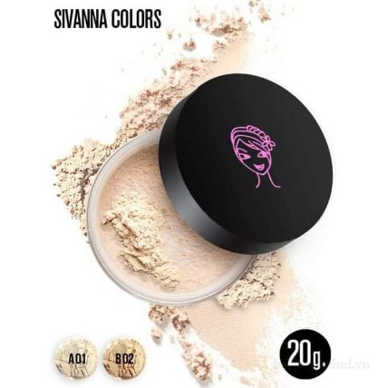 Phấn phủ mỏng mịn nhẹ kiềm dầu Sivanna Loose Powder Shine-Control Sheer-Long Wear F010