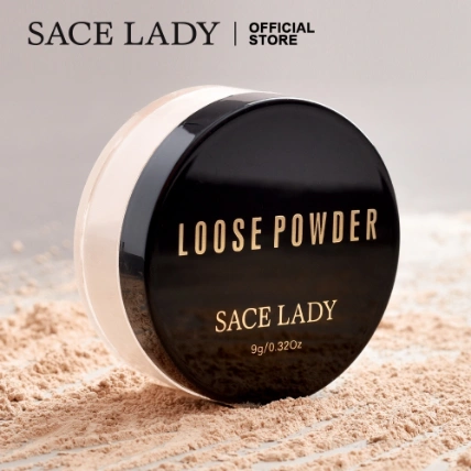 Phấn phủ kiềm dầu siêu mịn chống nước Sace Lady Loose Powder 9g ảnh 6