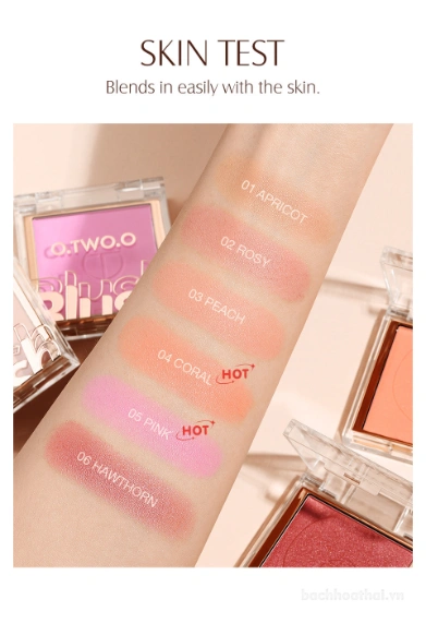 Phấn má hồng O.TWO.O Blush Powder 5g  ảnh 4