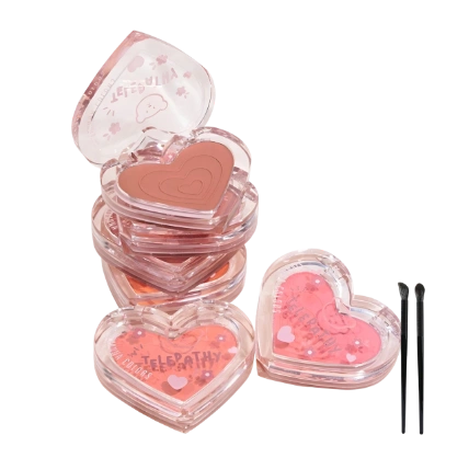 Phấn má hồng và phấn bắt sáng dạng nén Sivanna Colors Sweethearts Perfect Flush Blush  ảnh 1