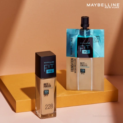 Kem nền dạng lỏng kiềm dầu Maybelline New York Fit Me Matte + Poreless 16H Oil Control  ảnh 4