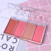Ảnh sản phẩm Bảng phấn tạo khối má hồng đa năng 4 ô O.TWO.O Grooming Powder Contour Bronzer Blusher 
 2