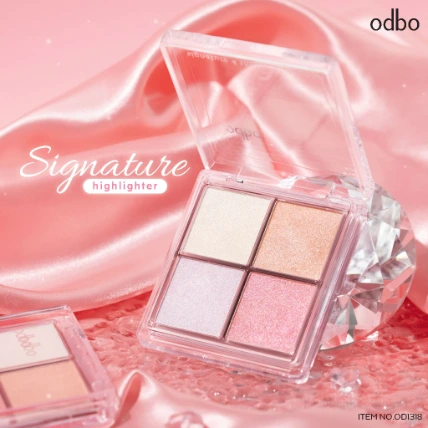 Phấn má hồng 4 ô Odbo Signature 4 Shades Blusher 10g OD1309 
 ảnh 5