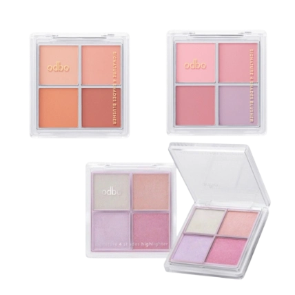 Phấn má hồng 4 ô Odbo Signature 4 Shades Blusher 10g OD1309 
 ảnh 1