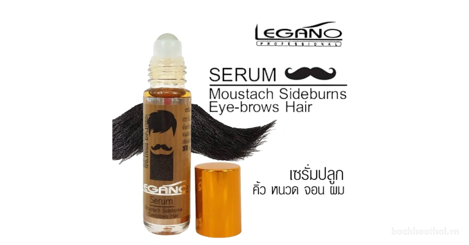 Serum Legano Moustache Sideburns Eyebrows Hair kích mọc râu, tóc