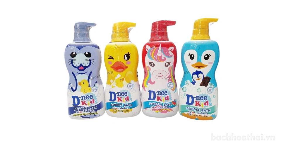 Tắm gội D-nee Kids Bubble Bath cho trẻ trên 3 tuổi