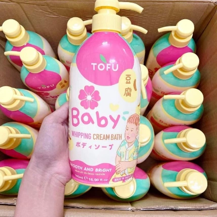 Sữa dưỡng thể trẻ em Tofu Baby Bright Body Lotion Thái Lan ảnh 6
