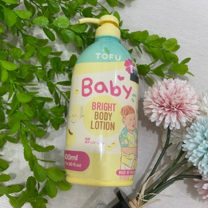 Sữa dưỡng thể trẻ em Tofu Baby Bright Body Lotion Thái Lan ảnh 7