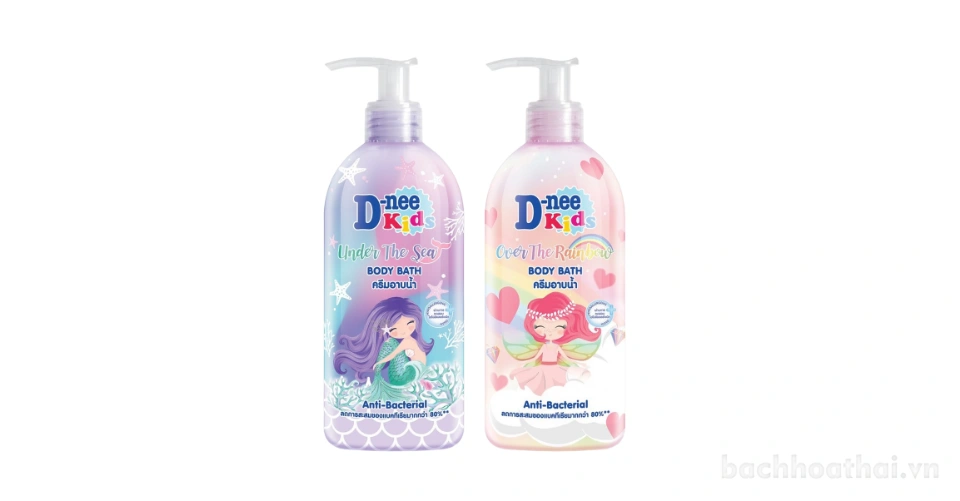 Sữa tắm dành cho bé D-Nee Kids Anti-Bacterial Body Bath 450ml