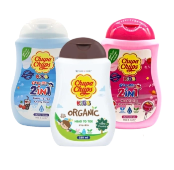 Ảnh sản phẩm Sữa tắm gội em bé Chupa Chups Kids 2in1 Head To Toe Thái Lan 1