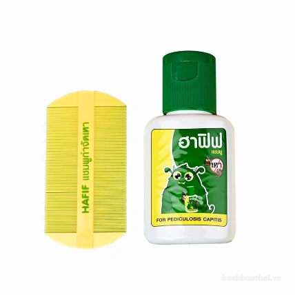 Dầu gội khô trị chấy, rận đầu cho bé HAFIF Shampoo For Pediculosis Capitis ảnh 10