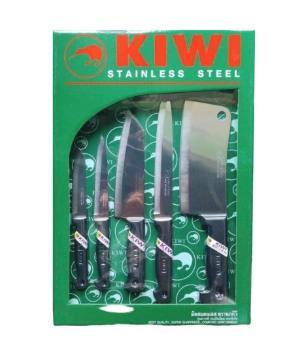 Ảnh sản phẩm Bộ dao 5 món Kiwi Stainless Steel thép khổng gỉ cao cấp 1