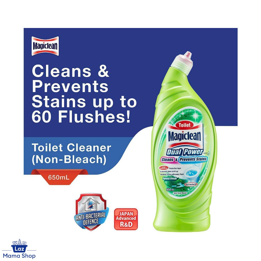 Dung dịch tẩy rửa bồn cầu KAO Magiclean Toilet Clean Plus Bleach Forest và Ocean 650ml